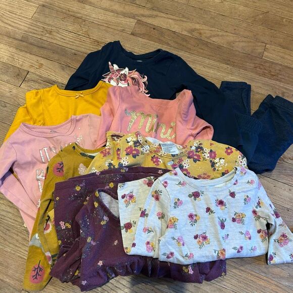 Other - Bundle girl clothes long sleeve tops and pants size 2T